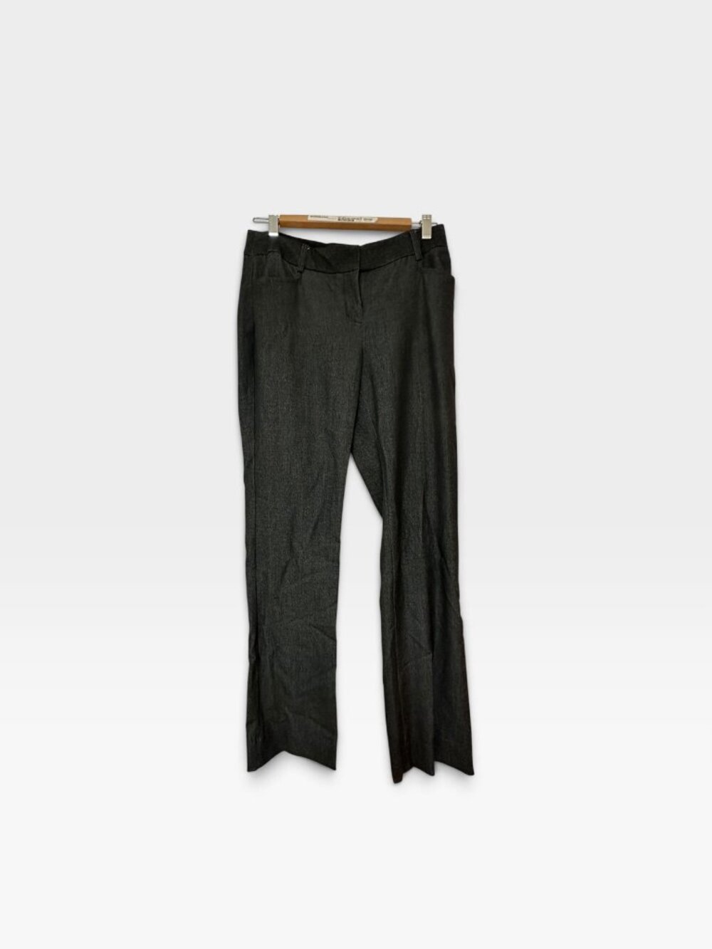 Express Design Studio Charcoal Wide Leg Trousers Size 8L